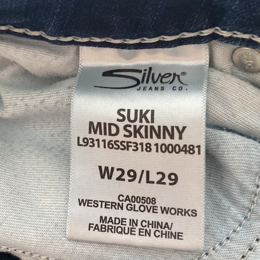 Silver Jeans Size W26, L29 - image 7